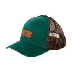 Czapka z daszkiem męska Quiksilver Down The Hatch. Zielone czapki i kapelusze męskie Quiksilver, na lato, bez wzorów, z bawełny, sportowe. Za 145.50 zł.