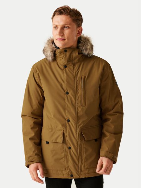 Regatta Kurtka zimowa Salinger IV RMP357 Brązowy Regular Fit. Brązowe kurtki męskie Regatta, na zimę, l, bez wzorów, z syntetyku, sportowe, bez kaptura. Za 369.99 zł.
