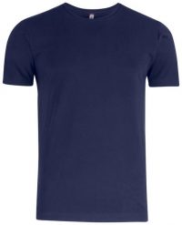 Clique Premium Fashion-T męski T-shirt z 100% bawełny. Niebieskie t-shirty męskie CLIQUE, m, bez wzorów, z bawełny, bez kołnierzyka. Za 100.50 zł.