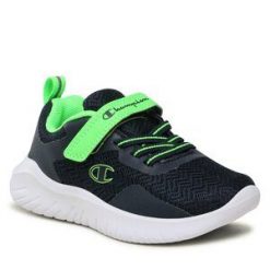 Sneakersy Champion. Niebieskie półbuty chłopięce Champion, bez wzorów, bez zapięcia. Za 99.99 zł.