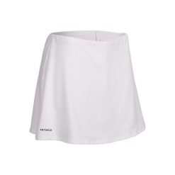 Spódniczka tenisowa Essential 100 biała damska. Białe spódnice damskie ARTENGO, xs, bez wzorów, z elastanu. Za 29.99 zł.