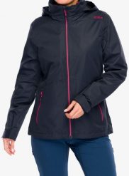 Kurtka 3w1 damska CMP Page Jacket Zip Hood Detachble Inn.Jacket. Czerwone kurtki damskie CMP, m, bez wzorów, z dzianiny, bez kaptura. Za 357.49 zł.