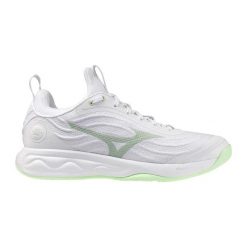 Damskie buty halowe Mizuno Wave Luminous Elite. Białe obuwie sportowe damskie Mizuno, bez wzorów, do siatkówki, mizuno wave. Za 479.99 zł.