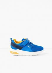 Sneakersy dziecięce Fila. Niebieskie buty sportowe dziewczęce bonprix, bez wzorów, bez zapięcia. Za 209.99 zł.