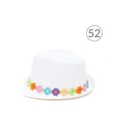 Kapelusz dziecięcy Kolorowa łąka biały r. 52. Czapki dla dzieci marki Art of Polo. Za 26.78 zł.