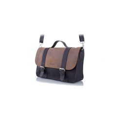 Jasno brązowa męska skórzana torba na ramię raportówka brodrene bl11. Torby na ramię męskie marki Brødrene. Za 450.00 zł.