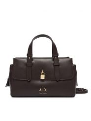 Armani Exchange Torebka XW003055 AF28605 U6032 Brązowy ciemny. Brązowe torebki do ręki damskie Armani Exchange, bez wzorów, ze skóry, bez dodatków. Za 704.99 zł.