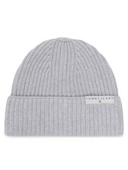 Tommy Jeans Czapka Tjm Linear Logo Beanie AM0AM14865 Szary jasny. Szare rękawiczki męskie Tommy Jeans, na zimę, bez wzorów, z bawełny. Za 129.99 zł.