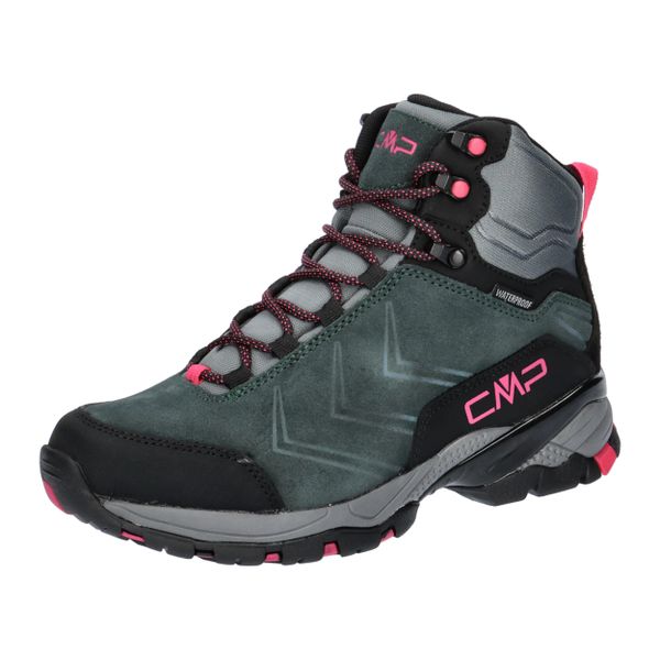 Buty trekkingowe damskie CMP F680 Melnick Mid Trekking. Czarne trekkingi damskie CMP, za kostkę, trekkingowe. W wyprzedaży za 399.99 zł.