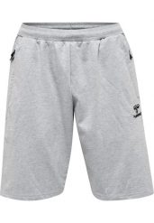 Szorty Hummel Move Grid. Szare krótkie spodenki sportowe męskie Hummel, s, bez wzorów, z bawełny, na fitness i siłownię. Za 117.90 zł.