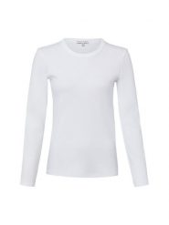 Marie Lund koszulka z długim rękawem Kobiety Bawełna (100%) biały, XS. Białe t-shirty damskie Marie Lund, xs, bez wzorów, z bawełny, eleganckie, bez kołnierzyka. Za 149.95 zł.