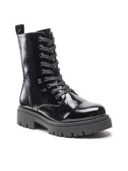 Jenny Fairy Trapery WS5865-05 Czarny. Czarne śniegowce i trapery damskie Jenny Fairy, ze skóry. Za 84.99 zł.