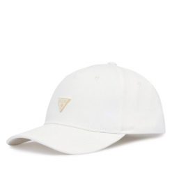Czapka z daszkiem Guess. Białe czapki i kapelusze damskie Guess, z aplikacjami. Za 154.99 zł.