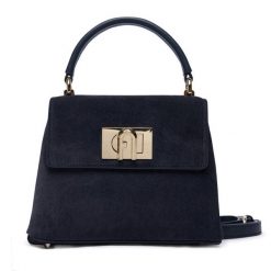Torebka Furla. Niebieskie torebki do ręki damskie Furla, bez wzorów, klasyczne, bez dodatków. Za 1,779.00 zł.