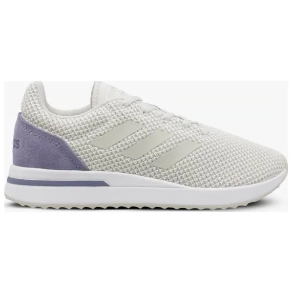 Adidas Run70S buty damskie, biały, rozmiar 38 2/3. Białe obuwie sportowe damskie Adidas, bez wzorów, z gumy, Adidas Advantage. W wyprzedaży za 199.99 zł.