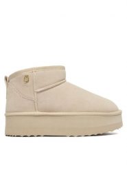 Liu Jo Śniegowce Jane 01 SF5105 PX002 Beżowy. Brązowe śniegowce i trapery damskie Liu Jo, ze skóry. Za 379.99 zł.