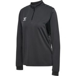 Koszulka treningowa Authentique damska Hummel. Szare koszulki sportowe damskie Hummel, l, bez wzorów, z poliesteru, bez kołnierzyka. Za 249.00 zł.