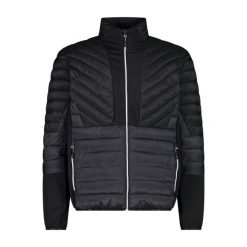 Kurtka hybrydowa Unlimitech CMP. Czarne kurtki sportowe męskie CMP, bez wzorów, trekkingowe. Za 550.70 zł.