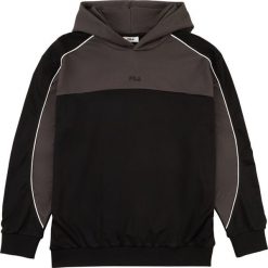 Fila Bluza męska Fila Rivoli czarno-szara FAM1121 83033 L. Czarne bluzy męskie Fila, l, bez wzorów, bez kaptura. Za 294.94 zł.