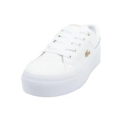 Kobiety/Panie Ziane Skórzane Buty Sportowe Na Platformie. Białe obuwie sportowe damskie Lacoste, trekkingowe. Za 780.99 zł.