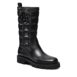 Kozaki Baldinini. Czarne kozaki damskie Baldinini, bez obcasa, na płaskiej podeszwie. Za 1,159.00 zł.