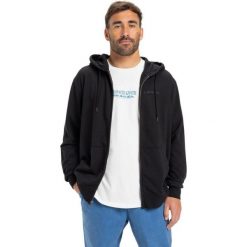 Bluza na zamek dla Mężczyzn SALT WATER Czarny. Czarne bluzy męskie Quiksilver, m, bez wzorów, z bawełny, bez kaptura. Za 299.99 zł.