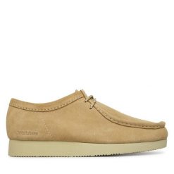 Półbuty Clarks. Brązowe półbuty na co dzień męskie Clarks, bez zapięcia. Za 429.99 zł.