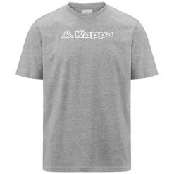 Koszulka Kappa Feddu. Szare koszulki sportowe męskie Kappa, m, bez wzorów, z bawełny, bez kołnierzyka, bez ramiączek, na fitness i siłownię. Za 129.50 zł.