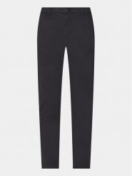 Lindbergh Chinosy 30-005044 Czarny Slim Fit. Czarne eleganckie spodnie męskie Lindbergh, m, bez wzorów, z bawełny. Za 219.99 zł.