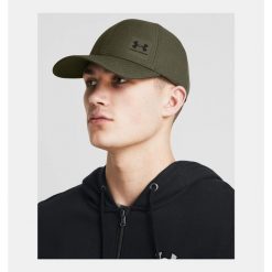 Czapka męska UA ArmourVent Stretch Fit Under Armour 1383438. Zielone czapki i kapelusze męskie Under Armour, bez wzorów, z poliesteru, sportowe. Za 119.99 zł.