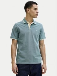 Jack & Jones Polo Paulos 12136668 Zielony Regular Fit. Zielone koszulki polo męskie Jack & Jones, m, bez wzorów, z bawełny, bez ramiączek. Za 149.99 zł.