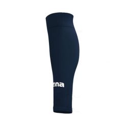 Getry piłkarskie bez stopy dla dorosłych Zina Libra. Niebieskie legginsy sportowe męskie Zina, bez wzorów, do piłki nożnej. Za 28.80 zł.