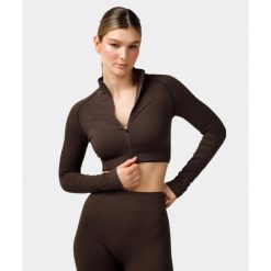 Longsleeve rozpinany Carpatree Elite brązowy. Brązowe obuwie sportowe damskie Carpatree, bez wzorów, z elastanu, na fitness i siłownię. W wyprzedaży za 139.99 zł.