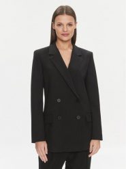 Hugo Marynarka Avani 50482092 Czarny Relaxed Fit. Czarne żakiety damskie Hugo, bez wzorów, z syntetyku. Za 849.99 zł.
