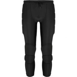 Spodnie bramkarskie Reusch Compression Short 3/4 Soft Padded. Czarne spodnie materiałowe damskie Reusch, bez wzorów, do piłki nożnej. Za 259.99 zł.