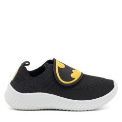 Sneakersy Batman. Czarne trampki i tenisówki chłopięce batman, bez wzorów, bez zapięcia. Za 59.99 zł.
