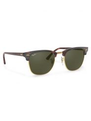 Ray-Ban Okulary przeciwsłoneczne Clubmaster 0RB3016 W0366 Brązowy. Brązowe okulary przeciwsłoneczne damskie Ray-Ban. Za 644.24 zł.