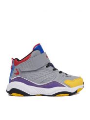 SHAQ Buty do koszykówki SHAQNOTIZE AQ95000Y-ZZ Szary jasny. Szare buty sportowe chłopięce Shaq, bez wzorów, ze skóry, bez zapięcia, do koszykówki. Za 159.99 zł.