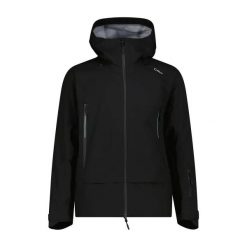 Kurtka wodoodporna z kapturem CMP Unlimitech 3-layer. Czarne kurtki męskie CMP, m, bez wzorów, z kapturem. Za 942.00 zł.