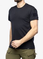 Koszulka termoaktywna meska Helikon-Tex Tactical T-Shirt TopCool. Czarne t-shirty męskie HELIKON-TEX, na lato, xl, bez wzorów, z materiału, wakacyjne, bez kołnierzyka. Za 109.99 zł.