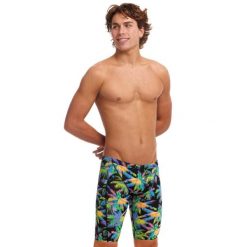 Kąpielówki spodenki męskie jammery treningowe na basen Funky Trunks. Czarne kąpielówki męskie FUNKY TRUNKS, m, bez wzorów, do pływania. Za 199.00 zł.
