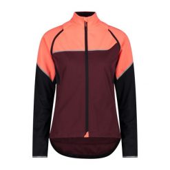 Kurtka damska z odpinanym rękawem CMP. Czerwone kurtki sportowe damskie CMP, s, bez wzorów, z materiału, z kapturem, do biegania. Za 459.80 zł.