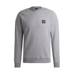 Damski sweter okrągły z wyściółką Boss Equestrian Lex. Szare swetry damskie BOSS EQUESTRIAN, m, bez wzorów, ze skóry, eleganckie, bez kołnierzyka, bez ramiączek, bez kaptura. Za 555.00 zł.