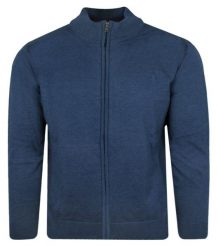 Bluza Zapinana na Zamek, Niebieska bez Kaptura, Męska -EXPOMEN. Niebieskie bluzy męskie Expomen, l, bez wzorów, z bawełny, bez kaptura. Za 199.00 zł.