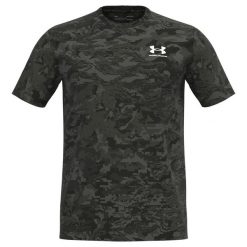 Koszulka Męska Sportowa Under Armour. Szare koszulki sportowe męskie Under Armour, l, bez wzorów, bez kołnierzyka, bez ramiączek, na fitness i siłownię. Za 110.90 zł.