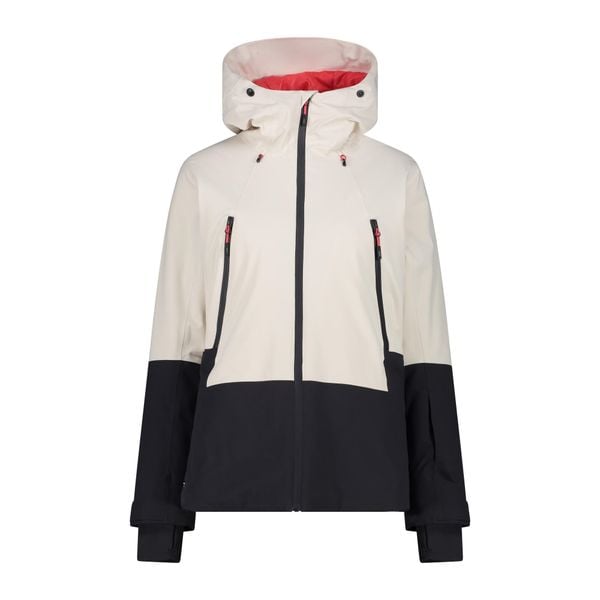 Kurtka damska narciarska CMP 34W2506. Brązowe kurtki damskie CMP, na zimę, l, bez wzorów, z lycry, bez kaptura. Za 849.99 zł.