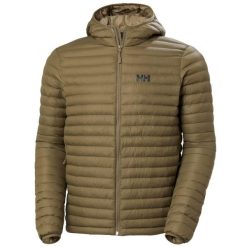 Kurtka turystyczna Helly Hansen Sirdal. Brązowe kurtki męskie Helly Hansen, m, bez wzorów, z materiału, z kapturem. Za 681.50 zł.