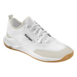 Buty halowe Kempa Kourtfly. Białe buty sportowe męskie Kempa, bez zapięcia, do piłki ręcznej. Za 570.60 zł.
