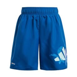 SZORTY ADIDAS X DISNEY LILO AND STITCH SWIM 5 INCH. Niebieskie szorty dla chłopców Adidas, bez wzorów, z materiału, klasyczne. Za 148.90 zł.