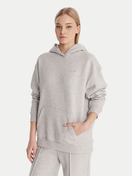 Guess Bluza V6RQ14 K9V31 Szary Regular Fit. Szare bluzy damskie Guess, xl, z aplikacjami, z bawełny, bez kaptura. Za 212.99 zł.